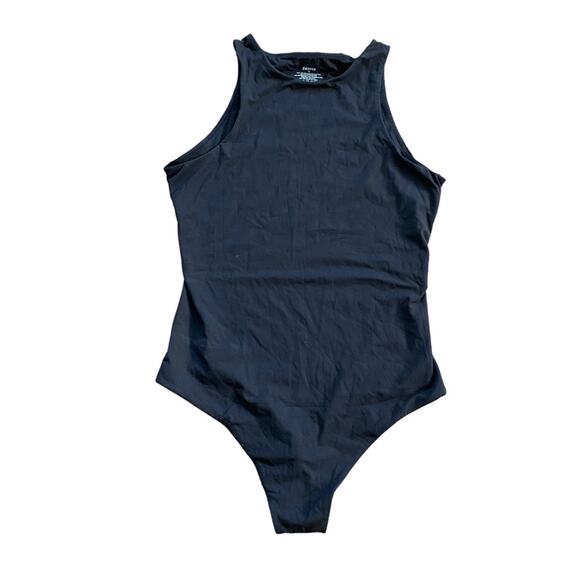 NWOT SKIMS FITS EVERYBODY HIGH NECK BODYSUIT M Black - Picture 2 of 6
